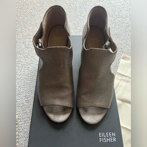 Eileen Fisher Mica Metalic Shoes 8.5